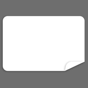 Rectangle Printed Stickers