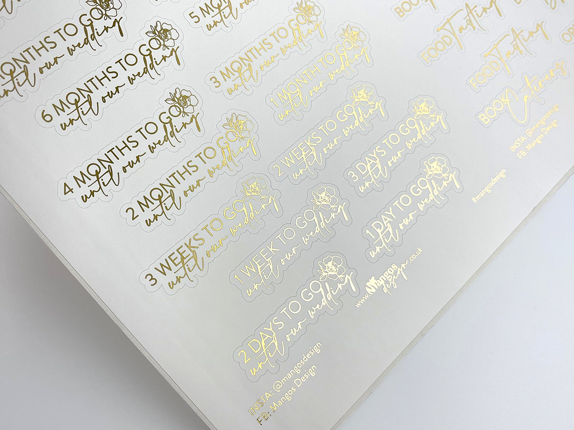 Foiled Stickers
